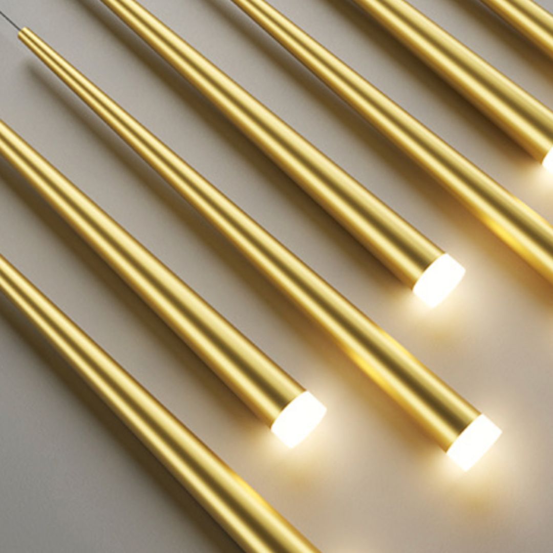 Luxurious modern black or gold pendant lamp