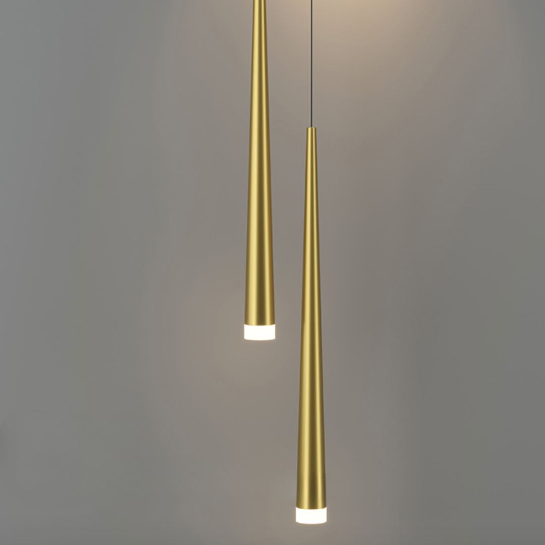 Luxurious modern black or gold pendant lamp