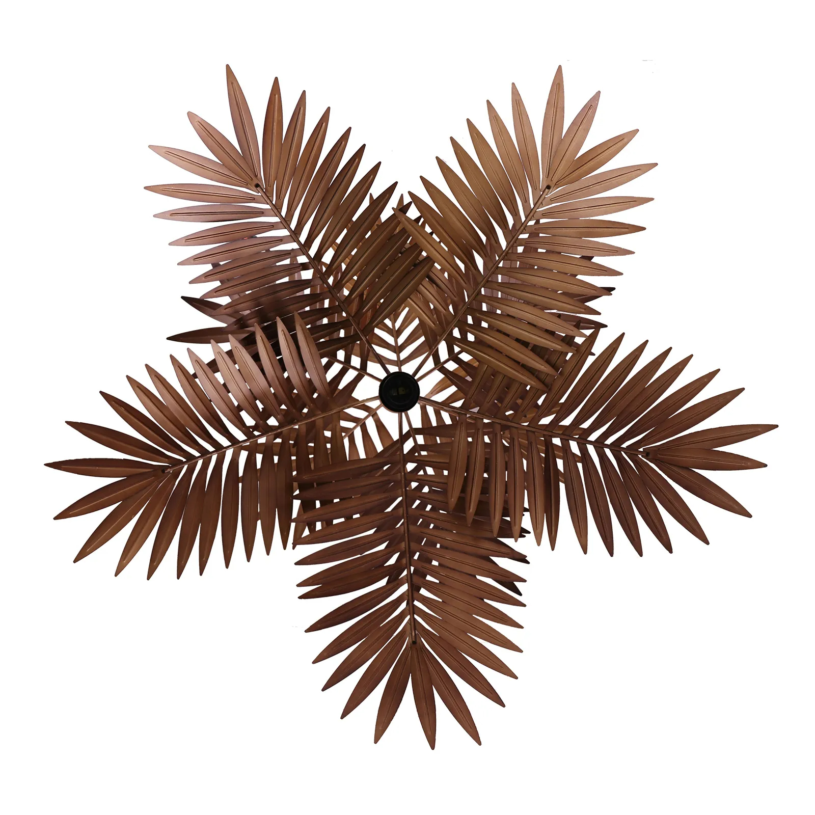 Modern-style leaf suspension presented on a beige background