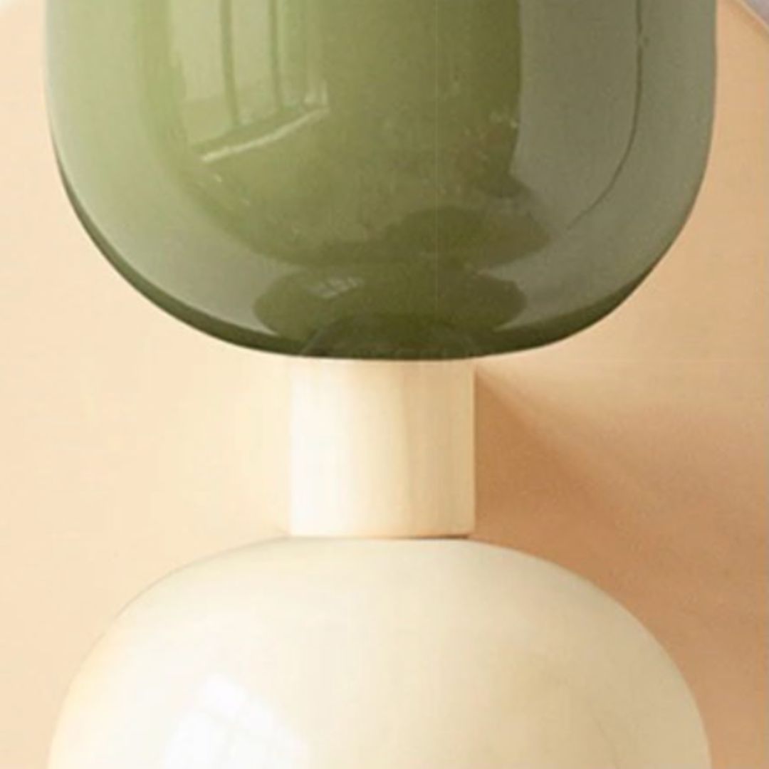 Modern, minimalist two-tone Nordic design LED living room wall light