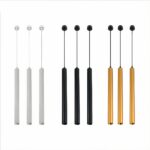 Modern tube suspension for interiors presented in 3 colors on a white background
