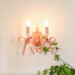 Princess pink LED wall light