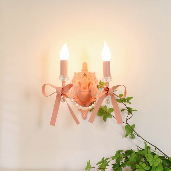 Princess pink LED wall light