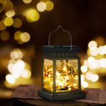 Solar-powered, waterproof, portable outdoor LED light