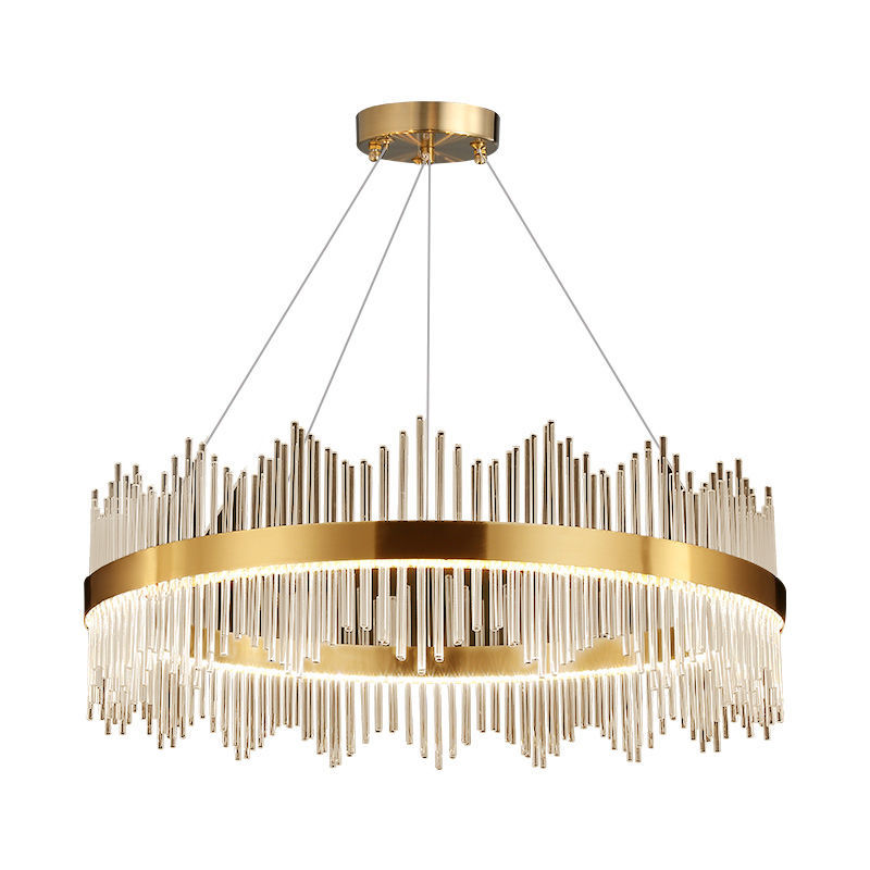 Stately chandelier, princess-style ceiling light
