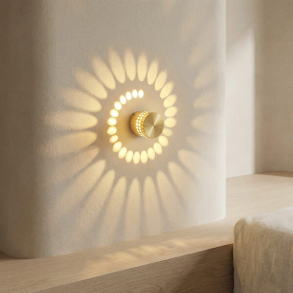 Modern LED ceiling light, metal, fireworks