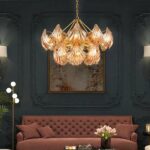 Glass and metal LED shell suspension